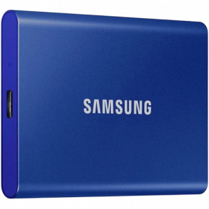 Disco externo ssd samsung portable t7 1tb/ usb 3.2/ azul