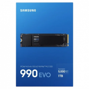 Disco ssd samsung 990 evo 1tb/ m.2 2280 pcie 5.0/ compatible con ps5 y pc/ full capacity