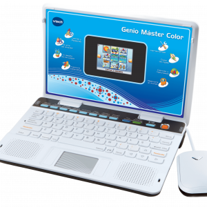 Portátil infantil vtech genio máster color bilingüe/ azul