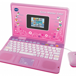 Portátil infantil vtech genio máster color bilingüe/ rosa