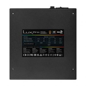 Fuente de alimentación aerocool luxpro rgb650m/ 650w/ ventilador 14cm/ 80 plus bronze