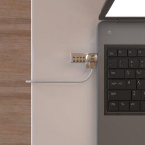 Cable de seguridad para portátiles aisens aslk-d40n01-sl/ 1.5m