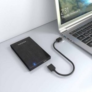 Caja externa para disco duro de 2.5" aisens ase-2527b/ usb 3.1