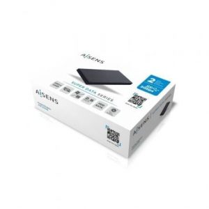 Caja externa para disco duro de 2.5" aisens ase-2530b/ usb 3.1