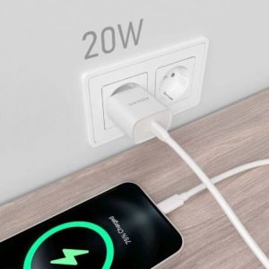 Cargador de pared aisens a110-0752/ 1xusb tipo-c/ 20w