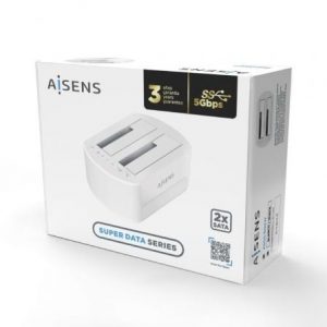 Docking station para discos duros aisens asds-d02w