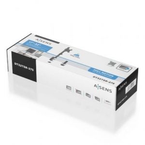 Soporte de mesa para monitor aisens dt32tsr-275/ giratorio/ inclinable/ hasta 10kg
