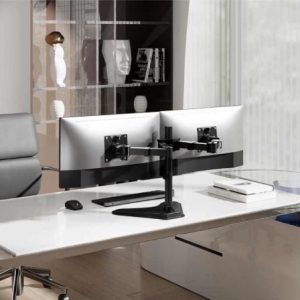 Soporte de sobremesa para 2 monitores aisens dt35tsr-361/ hasta 20kg
