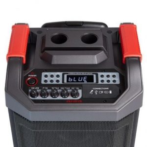 Altavoz portable con bluetooth aiwa fire kbtus-608mkii/ 600w/ 2.0
