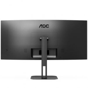 Monitor profesional ultraparonámico curvo aoc cu34v5c/bk 34"/ wqhd/ multimedia/ negro