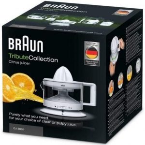 Exprimidor braun tributecollection cj3000/ 20w/ capacidad 350ml