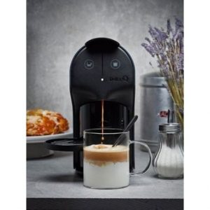 Cafetera de cápsulas delta quick/ negra