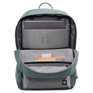 Mochila hp 7j595aa campus para portátiles hasta 15.6"/ verde y gris