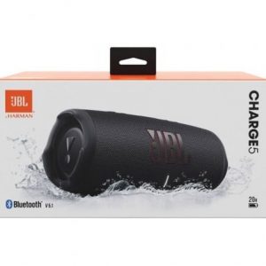 Altavoz con bluetooth jbl charge 5/ 40w/ 1.0/ negro