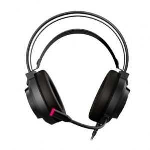 Auriculares gaming con micrófono krom kappa/ jack 3.5/ usb 2.0/ negros