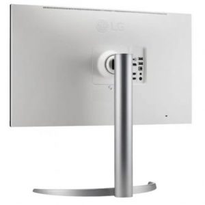 Monitor profesional lg 27uq850-w 27"/ 4k/ multimedia/ regulable en altura/ plata