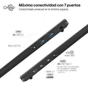 Portátil lg gram 17z90s-g.ad78b intel core ultra 7-155h/ 32gb/ 1tb ssd/ 17"/ win11