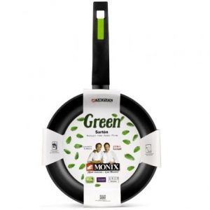 Sartén monix green m481228/ ø28cm/ aluminio forjado/ apta para inducción