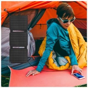 Panel solar portátil muvit mcsch0002/ 1xusb/ 15w