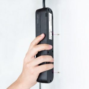 Regleta nanocable 10.37.0004-ns-bk/ 4 tomas de corriente/ cable 1.4m/ negra