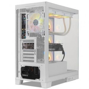 Caja gaming semitorre nox hummer glock/ blanca