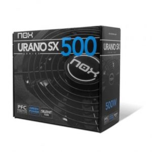 Fuente de alimentación nox urano sx 500/ 500w/ ventilador 12cm