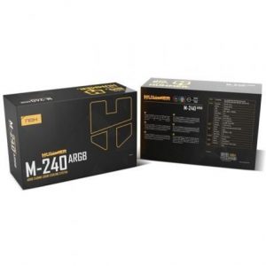 Sistema de refrigeración líquida nox m-240 argb/ negro