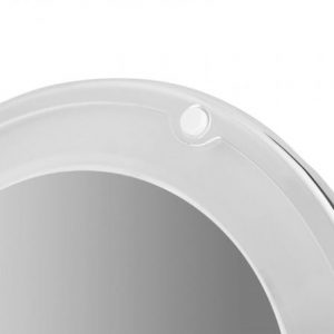 Espejo cosmético de pared con luz orbegozo esp 1010/ ø17cm