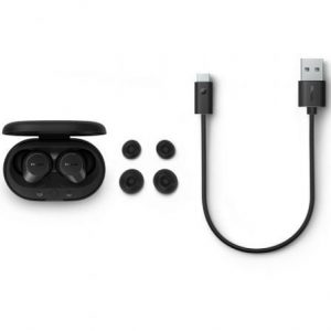 Auriculares bluetooth philips tat1209 con estuche de carga/ autonomía 6h/ negros