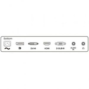 Monitor profesional philips s-line 242s1ae 23.8"/ full hd/ multimedia/ regulable en altura/negro