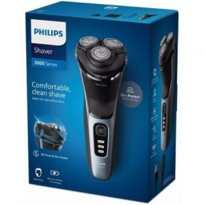 Afeitadora philips shaver series 3000 s3243/12/ con batería / 2 accesorios