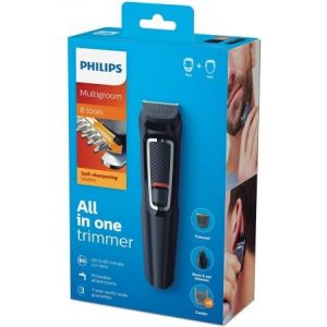 Cortapelos 8 en 1 philips multigroom series 3000 mg-3730/15/ con batería/ 11 accesorios