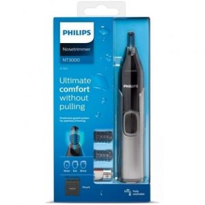 Perfilador philips nose trimmer 3650 serie 3000/ a pilas/ 3 accesorios