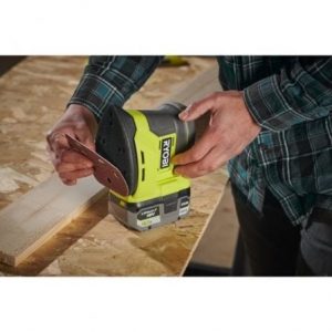 Lijadora triangular ryobi one+ 18v rps18-0/ incluye 6 lijas/ sin batería ni cargador