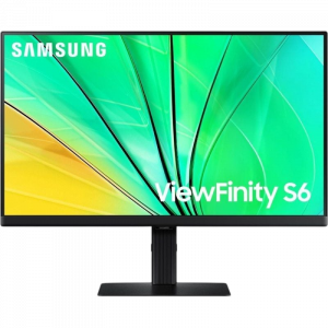 Monitor profesional samsung viewfinity s6 s24d600eau 24"/ qhd/ regulable en altura/ negro