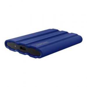 Disco externo ssd samsung portable t7 shield 1tb/ usb 3.2/ azul
