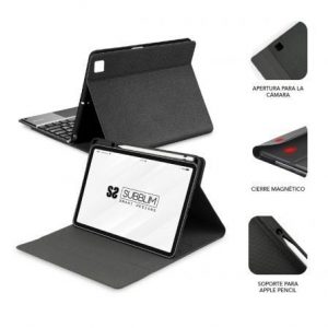 Funda con teclado subblim keytab pro bluetooth touchpad para tablets apple ipad pro de 11" 2020/ negra