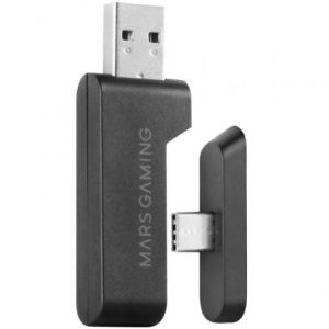 Auriculares gaming inalámbricos con micrófono mars gaming mhwpro/ jack 3.5/ bluetooth/ negros