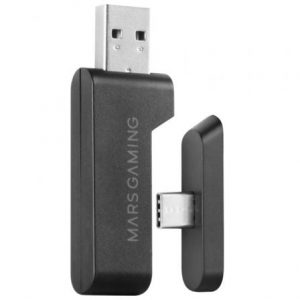 Auriculares gaming inalámbricos con micrófono mars gaming mhwpro/ jack 3.5/ bluetooth/ blancos