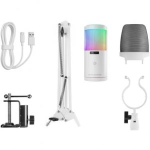 Micrófono mars gaming mmic-sc / usb 2.0/ blanco