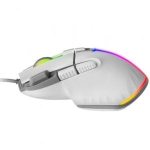 Ratón gaming mars gaming mm-xt/ hasta 12800dpi/ blanco