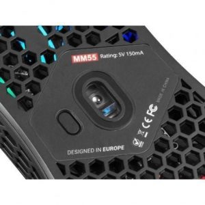 Ratón gaming mars gaming mm55/ hasta 12800 dpi