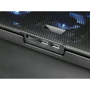 Soporte refrigerante mars gaming mnbc23 para portátiles hasta 16"/ iluminación led