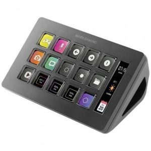 Stream deck slim mars gaming msd-one/ 15 teclas lcd/ negro