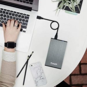 Caja externa para disco duro de 2.5" tooq tqe-2527g/ usb 3.1