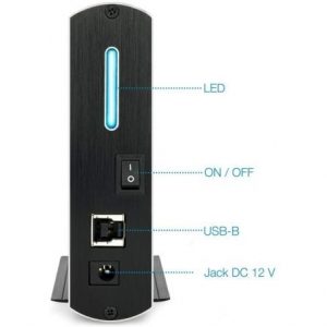 Caja externa para disco duro de 3.5" tooq tqe-3531b/ usb 2.0