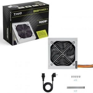 Fuente de alimentación tooq tqep-500sse/ 500w/ ventilador 12cm