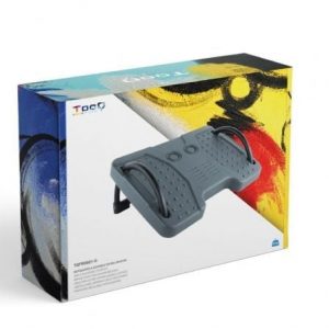 Reposapiés ajustable/ inclinable tooq tqfr0601-g/ 424 x 305 x 145 mm
