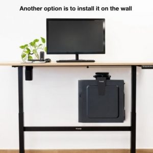 Soporte bajo mesa/de pared tooq tqmud01 para pc/ hasta 10kg