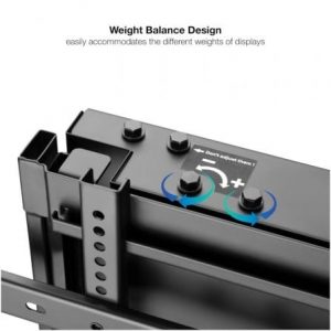 Soporte de pared tooq lpha7090 para pantallas interactivas de 70-90"/ hasta 55kg